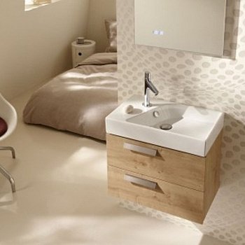 Тумба под раковину Jacob Delafon Rythmik 60 подвесная Дуб