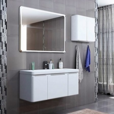 Тумба под раковину Акватон Шерилл 85 подвесная 1A208801SH010 Белая