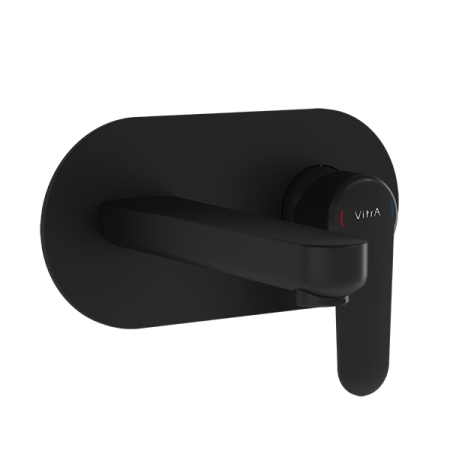 Смеситель для раковины Vitra Root Round A4272136EXP черный матовый