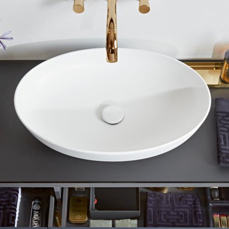 Раковина накладная 61см Villeroy & Boch Artis 419861R1 alpin с покрытием CeramicPlus