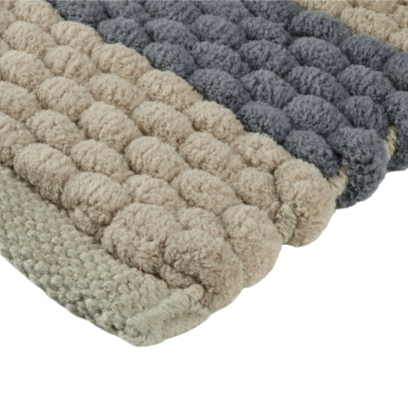 Коврик для ванной 1-ый Fixsen AMBER, FX-8040W, mix синий+бежевый, 50х80см