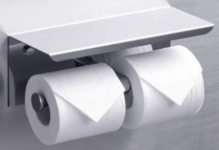 Держатель туалетной бумаги Rush Edge ED77142А двойной Хром