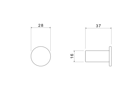 Крючок Aquatek Лира AQ4401MB черный матовый