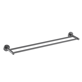 Полотенцедержатель 60см двойной Timo Saona 13056/18 черное золото