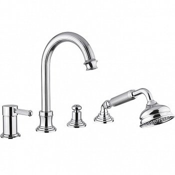 Смеситель на борт ванны Cezares Olimp BVDM-L 01 Хром