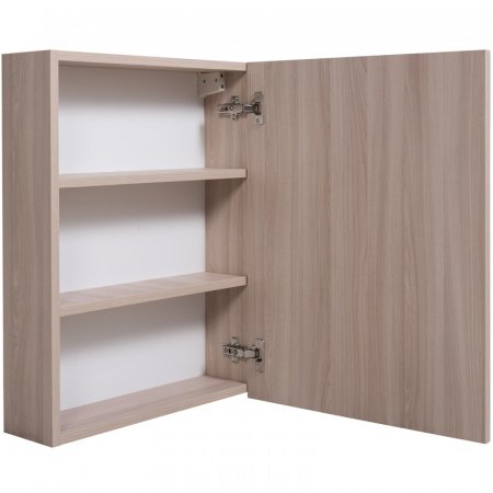 Зеркальный шкаф Rush Yell 50 подвесной Белый глянец