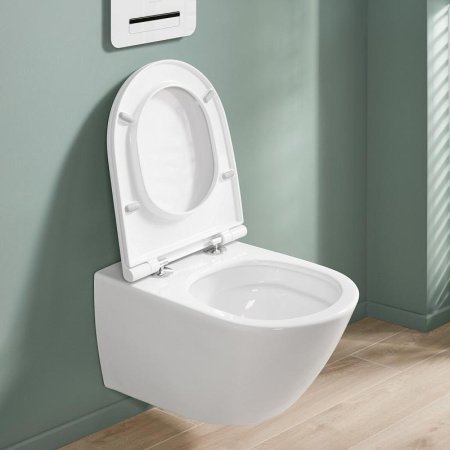 Унитаз подвесной Villeroy & Boch Subway 3.0 4670T901 белый, с сиденьем микролифт