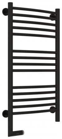Полотенцесушитель электрический Сунержа Богема 2.0 80х40 черный матовый, подключение правое
