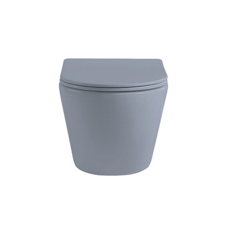 Унитаз подвесной безободковый Vincea Globo VT1-14SMO океан матовый, с сиденьем микролифт