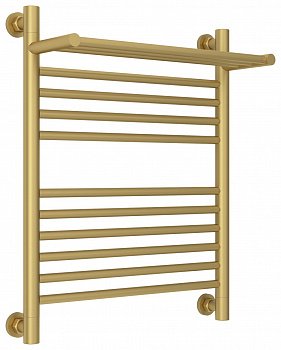 Полотенцесушитель водяной Сунержа Богема с полкой+ 60х50 золото матовое