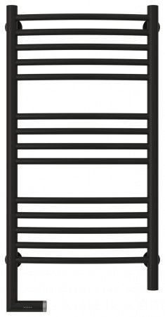 Полотенцесушитель электрический Сунержа Богема 2.0 80х40 черный матовый, подключение правое