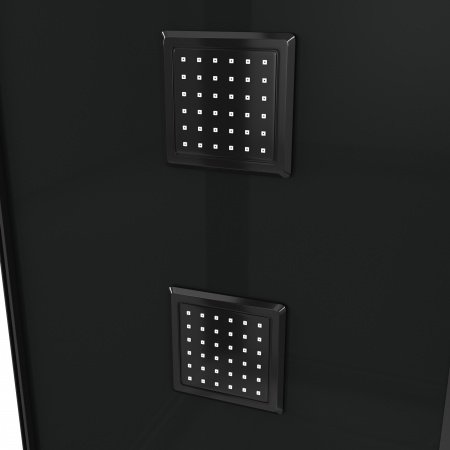 Душевая кабина Grossman GR-221 90x90x225 профиль черный, стекло прозрачное