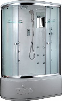 Душевая кабина Timo Lux T-7720 R 120x85x220 профиль хром глянцевый, стекло прозрачное