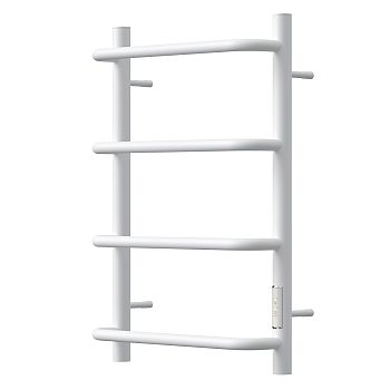 Полотенцесушитель электрический Point PN08846W П4 400x600 диммер справа, белый матовый