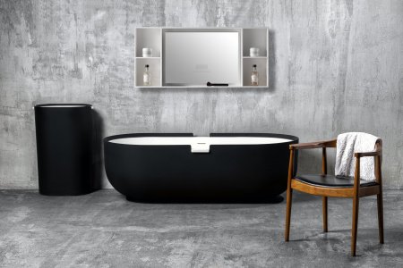 Ванна из искусственного камня NT Stelvio 180x90 NT306