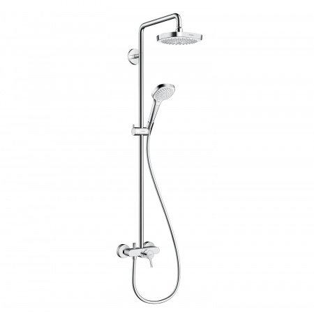 Душевая стойка Hansgrohe Croma Select E 27258400 хром;белый