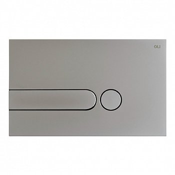 Кнопка смыва для унитазов OLI I_PLATE 670006 хром матовый
