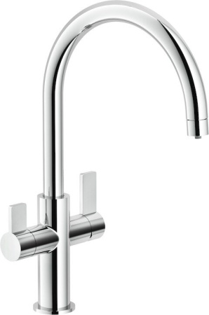 Смеситель для кухни с подключением фильтра для питьевой воды Nobili Flag FL96824/3VCR хром