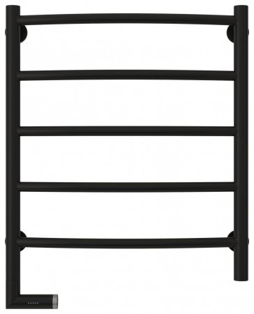 Полотенцесушитель электрический Сунержа Галант 2.0 60х50 черный матовый, подключение правое