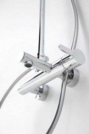 Душевая стойка Cezares LEAF-CVDA-30-MM хром матовый