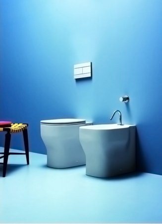 Унитаз Azzurra Glaze GLZ100/P bianco lucido