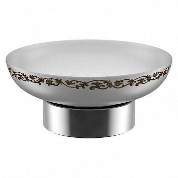 Мыльница настольная Fixsen Bogema FX-788 Хром Белый