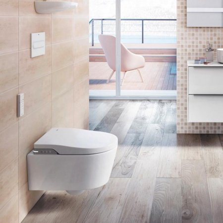 Унитаз биде Roca Inspira 803060001 подвесной с сиденьем Микролифт