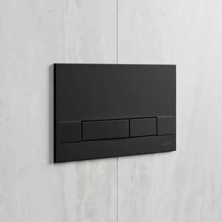 Кнопка смыва для унитазов Lemark BIT 9802006 черный матовый