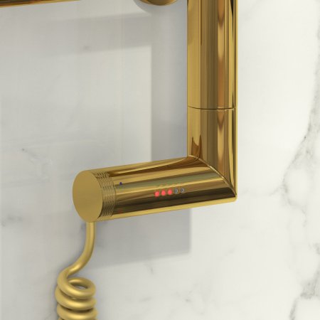 Полотенцесушитель электрический Сунержа Богема 2.0 100х50 золото, прямая, подключение левое