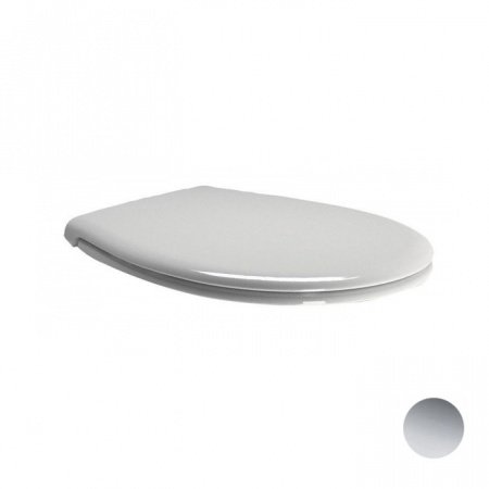 Крышка-сиденье GSI Classic MSC87CN11 белый с микролифтом, петли хром