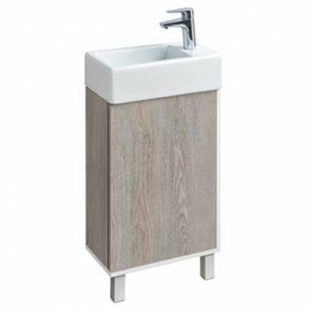 Тумба под раковину Акватон Эмма 45 1A221601EAD80 Белый Дуб навара