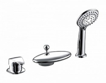 Смеситель для ванны с душем Bravat Cobra F5140197CP-1-RUS хром