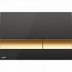 Кнопка смыва AlcaPlast ALCA M1728-5 черный/золотой Кнопка смыва AlcaPlast ALCA M1728-5 черный/золотой