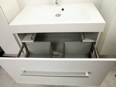 Тумба для комплекта Акватон Мадрид 80 белая с ящиком