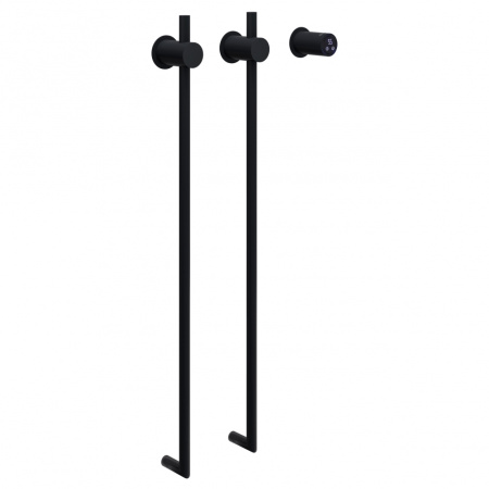 Полотенцесушитель электрический ABBER Charme AH4002MB черный матовый