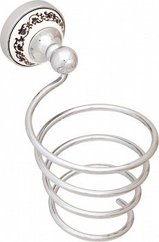 Держатель для фена Fixsen Bogema FX-78519 Хром Белый