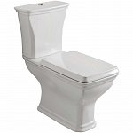 Унитаз напольный-компакт ArtCeram Civitas CIV004 01;00 белый, без сиденья
