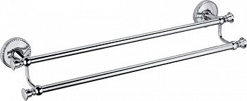 Полотенцедержатель Fixsen Adele FX-55002 двойной Хром