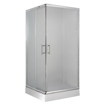 Душевой угол Esbano ES-8034 100x100x200 профиль хром, стекло матовое