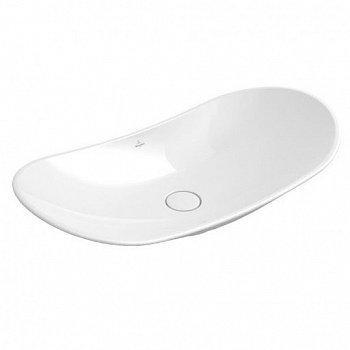 Раковина накладная 80см Villeroy & Boch My Nature 411080R1 белый CeramicPlus