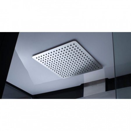 Душевая кабина Orans 89101LB 100x100x220 профиль черный, стекло прозрачное