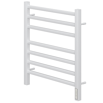 Полотенцесушитель электрический Point PN71856W П7 500x600, диммер справа, белый