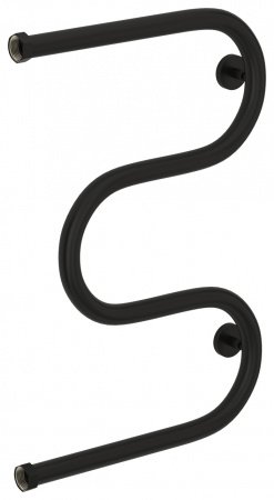 Полотенцесушитель водяной Сунержа М-образный 60х40 черный матовый