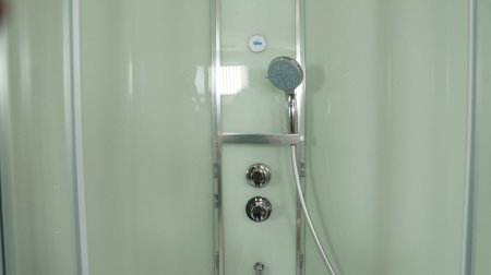 Душевая кабина Timo Ilma ILMA-701 100x100x255 профиль черный матовый, стекло прозрачное