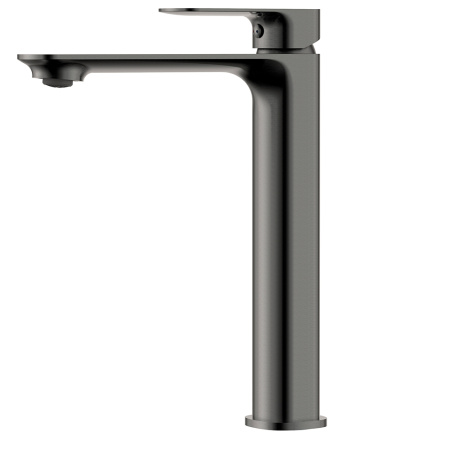 Смеситель для раковины AQUAme Monza AQM6314GM вороненая сталь