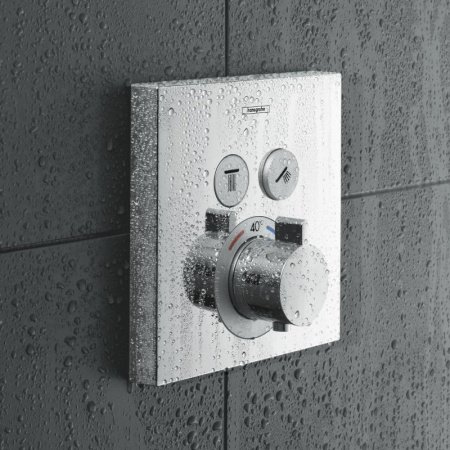 Термостат для душа на 2 потребителя Hansgrohe ShowerSelect 15763000 хром