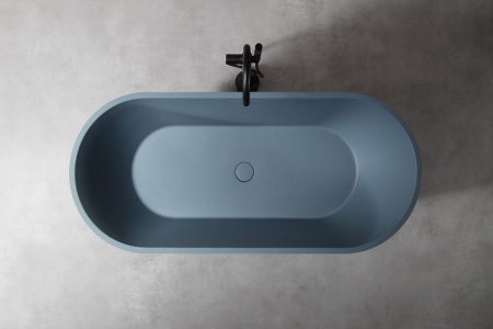 Ванна из искусственого камня ABBER Frankfurt AM9941G серая