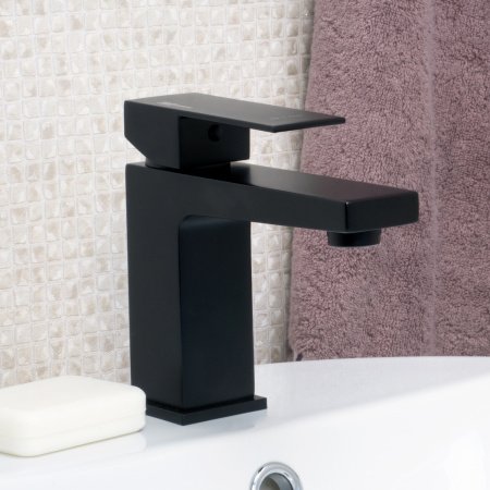 Смеситель для раковины WasserKraft Abens 2003 черный матовый