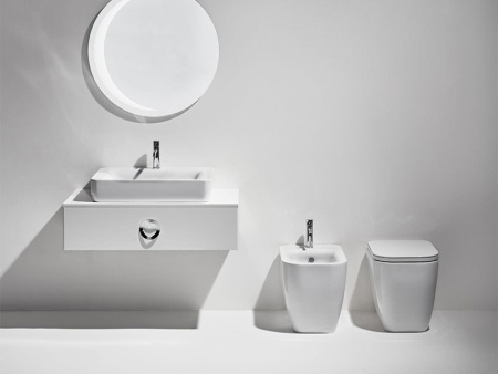 Раковина накладная/подвесная 70см Simas Henges HE10 белый