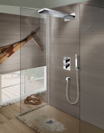 Верхний душ Bossini Manhattan I00575.030 хром